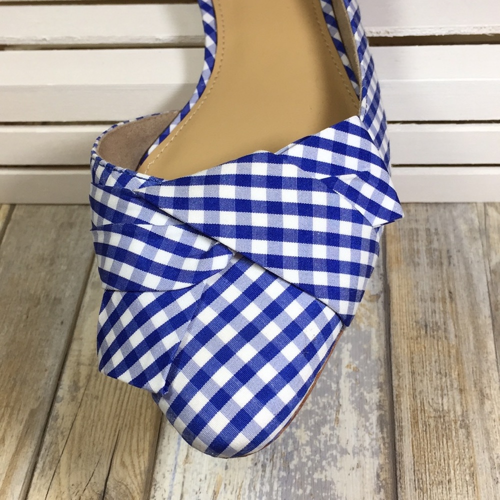 🌺Talbots Blue Edison D’orsay Bow Shoe - Picture 5 of 9
